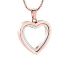 open heart pendant