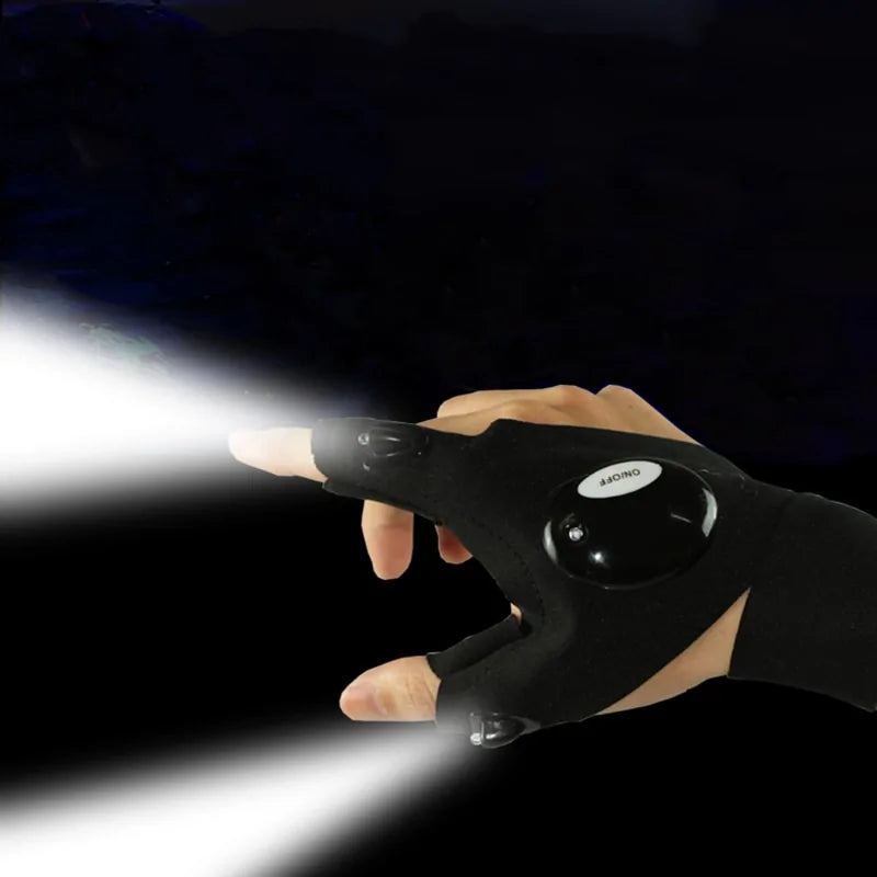 Waterproof LED glove