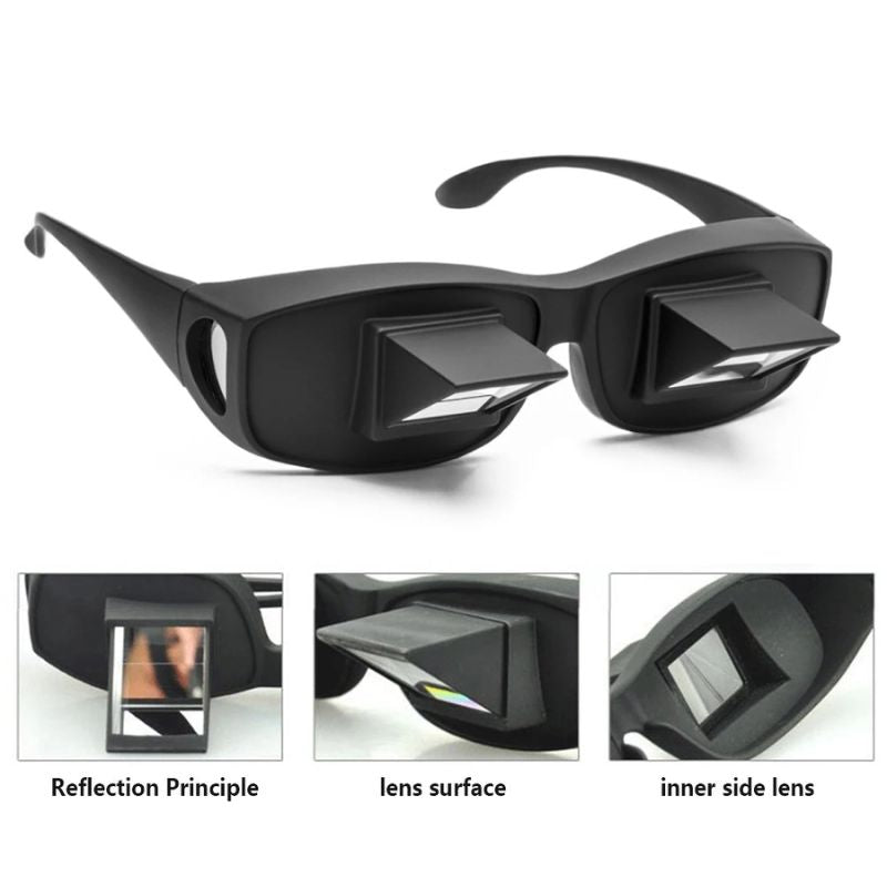 TV watching prism glasses